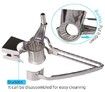 Cheese Grater-Cheese Cutter Slicer Shredder with 3 Interchanging Rotary Ultra Sharp Cylinders Stainless Steel Drums & Slicer