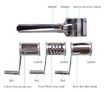Cheese Grater-Cheese Cutter Slicer Shredder with 3 Interchanging Rotary Ultra Sharp Cylinders Stainless Steel Drums & Slicer