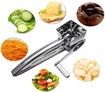 Cheese Grater-Cheese Cutter Slicer Shredder with 3 Interchanging Rotary Ultra Sharp Cylinders Stainless Steel Drums & Slicer