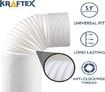 Air Conditioner Hose. Portable Exhaust Vent with 5.9" Diameter, Anti-Clockwise Thread & Length up to 80". Great for LG, Delonghi and Many More Portable Air Conditioners