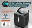 Rechargeable Car Air Compressor Pump Cordless Auto Tire Inflator Handle 120 PSI Portable For 12V Car Motorcycles Bikes