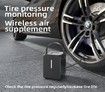Rechargeable Car Air Compressor Pump Cordless Auto Tire Inflator Handle 120 PSI Portable For 12V Car Motorcycles Bikes