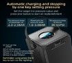 Rechargeable Car Air Compressor Pump Cordless Auto Tire Inflator Handle 120 PSI Portable For 12V Car Motorcycles Bikes