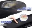 Upgrade Enlarge Superfine Fibre Soft Smooth Gel Ergonomic Mouse Pad Wrist Support and Keyboard Wrist Rest for Computer, Laptop, Mac, Gaming and Office, Durable, Comfortable and Pain Relief