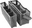 Universal Dishwasher Silverware Replacement Basket - Utensil/Cutlery Basket - Compatible with Bosch, Maytag, Kenmore, Whirlpool, KitchenAid, LG, Samsung, Frigidaire, GE