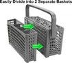 Universal Dishwasher Silverware Replacement Basket - Utensil/Cutlery Basket - Compatible with Bosch, Maytag, Kenmore, Whirlpool, KitchenAid, LG, Samsung, Frigidaire, GE