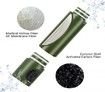 Outdoor Water Purifier Pump,3-Stage Water Filter,0.01 Micron Emergency Portable Water Filtered for Hiking,Survival Gear,Camping, Hiking, Backpacking