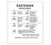 14 sheets Glow Temporary Tattoos for Kids Waterproof Luminous Tattoo Sticker Glow Mixed Style