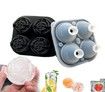 Rose Ice Cube Trays Flexible 3D Silicone Mold