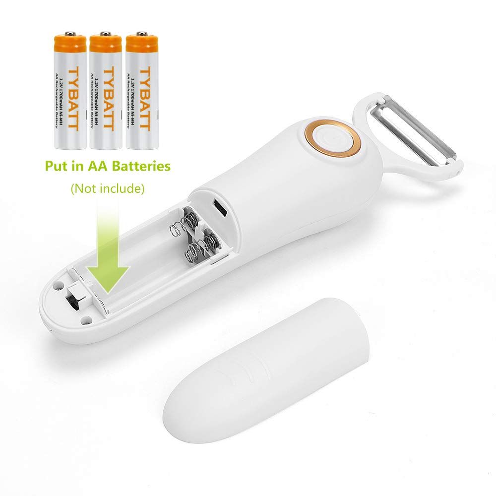 Electric Vegetable Peeler, Handheld Julienne Potato Peeler Slicer 3in