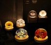 3D Light Resin Mold Epoxy resin DIY Molds with Wooden Lighted Base Stand 80mm