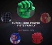 Plush Smash Fists Gloves for Kids Superhero Costumes Cosplay Soft Handwear Birthday Halloween Gifts for Boys and Toddlers