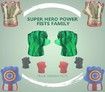 Plush Smash Fists Gloves for Kids Superhero Costumes Cosplay Soft Handwear Birthday Halloween Gifts for Boys and Toddlers