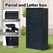 Metal Letter Box Mail Post Box Parcel Package Letterbox Lockable Mailbox