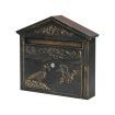 Wall Mounted Letter Box Lockable Post Mail Box aluminium Parcel Letterbox Mailbox