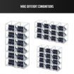 12PCS Shoe Storage Box Sneaker Display Cases ABS Plastic Boxes Stackable Organiser Transparent