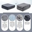 Luxdream 7KG Weighted Blanket with Washable Cover for Adults Kids Heavy Gravity Glass Beads Double Bed