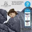 Luxdream Heavy Weighted Blanket for Adults 9KG Queen Gravity Blanket for Anxiety Therapy Minky Velvet Cover