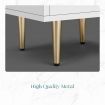 Freestanding Wooden Dressing Cabinet Table with Full Length Mirror Storage Drawers