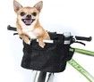 Pet Bicycle Basket Detachable Cycle Front Canvas Basket Carrier Bag Pet Carrier