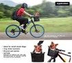 Pet Bicycle Basket Detachable Cycle Front Canvas Basket Carrier Bag Pet Carrier