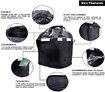 Pet Bicycle Basket Detachable Cycle Front Canvas Basket Carrier Bag Pet Carrier