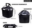Pet Bicycle Basket Detachable Cycle Front Canvas Basket Carrier Bag Pet Carrier