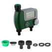 Programmable Hose Faucet Timer, 2 Outlet, Green