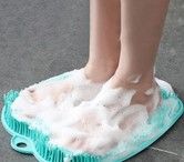 Foot Scrubber Shower Massager Cleaner Acupressure Mat Non Slip Suction Cups Circulation Exfoliation Relaxing Bath