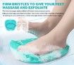 Shower Foot Scrubber Massager Cleaner, Acupressure Mat with Non-Slip Suction Cups, Improve Circulation, Exfoliation,Massage Mat