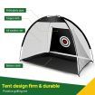 Golf Practice Net and Hitting Mat Target Set Training Aids Home Golf Swing Driving Indoor Outdoor