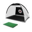 Golf Practice Net and Hitting Mat Target Set Training Aids Home Golf Swing Driving Indoor Outdoor