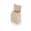 Oak Modern Nightstand Bedside Tables 3 Drawers High Gloss Front