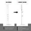 Upgraded Vacuum Cleaner Stand Accessory Rack Holder Freestanding with Wire Organiser Dyson V7 V8 V10 V12 V15 DC30 DC59 DC62