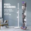 Upgraded Vacuum Cleaner Stand Accessory Rack Holder Freestanding with Wire Organiser Dyson V7 V8 V10 V12 V15 DC30 DC59 DC62