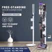 Upgraded Vacuum Cleaner Stand Accessory Rack Holder Freestanding with Wire Organiser Dyson V7 V8 V10 V12 V15 DC30 DC59 DC62