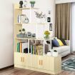 Multi-Level Ladder Bookshelves Bookcase Display Shelf Storage Cube Unit Cabinet with Doors