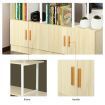 Multi-Level Ladder Bookshelves Bookcase Display Shelf Storage Cube Unit Cabinet with Doors