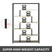 7 Tier Vintage Bookshelves Bookcase Storage Display Rack Shelf Shelving for Home and Office
