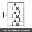 Multi-Level Vintage Bookshelves Bookcase Storage Rack Display Shelf for Home and Office