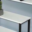 Multi-Level Vintage Bookshelves Bookcase Storage Rack Display Shelf for Home and Office