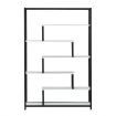 Multi-Level Vintage Bookshelves Bookcase Storage Rack Display Shelf for Home and Office