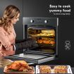 Maxkon Built in Electric Wall Oven Cooking Oven 10 Functions 80L Knob Control