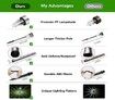 12Pack Solar Lights Outdoor Decorative, 8H Waterproof Auto Solar Garden Lights, Anti-Deform Stainless Steel Pathway Light Solar Powered, for Garden, Walkway