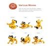 RC Robot Dog Toy Stunt Puppy Voice Control Toys Pet Dancing Programmable Robot with Sound COL.Yellow