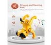 RC Robot Dog Toy Stunt Puppy Voice Control Toys Pet Dancing Programmable Robot with Sound COL.Yellow