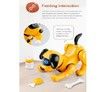 RC Robot Dog Toy Stunt Puppy Voice Control Toys Pet Dancing Programmable Robot with Sound COL.Yellow