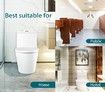 Portable external infrared automatic closestool flush touchless flush built-in lithium battery touchless toilet flush