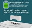 Portable external infrared automatic closestool flush touchless flush built-in lithium battery touchless toilet flush