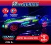 Racing car Remote Control Car for Kids - LED RC Car, High Speed Race Drift Car Toy with Music, Engine Sounds, Light Up Car Shell, and Easy Remote Control (Blue)